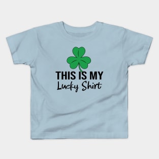 This is My Lucky Shirt Kids T-Shirt